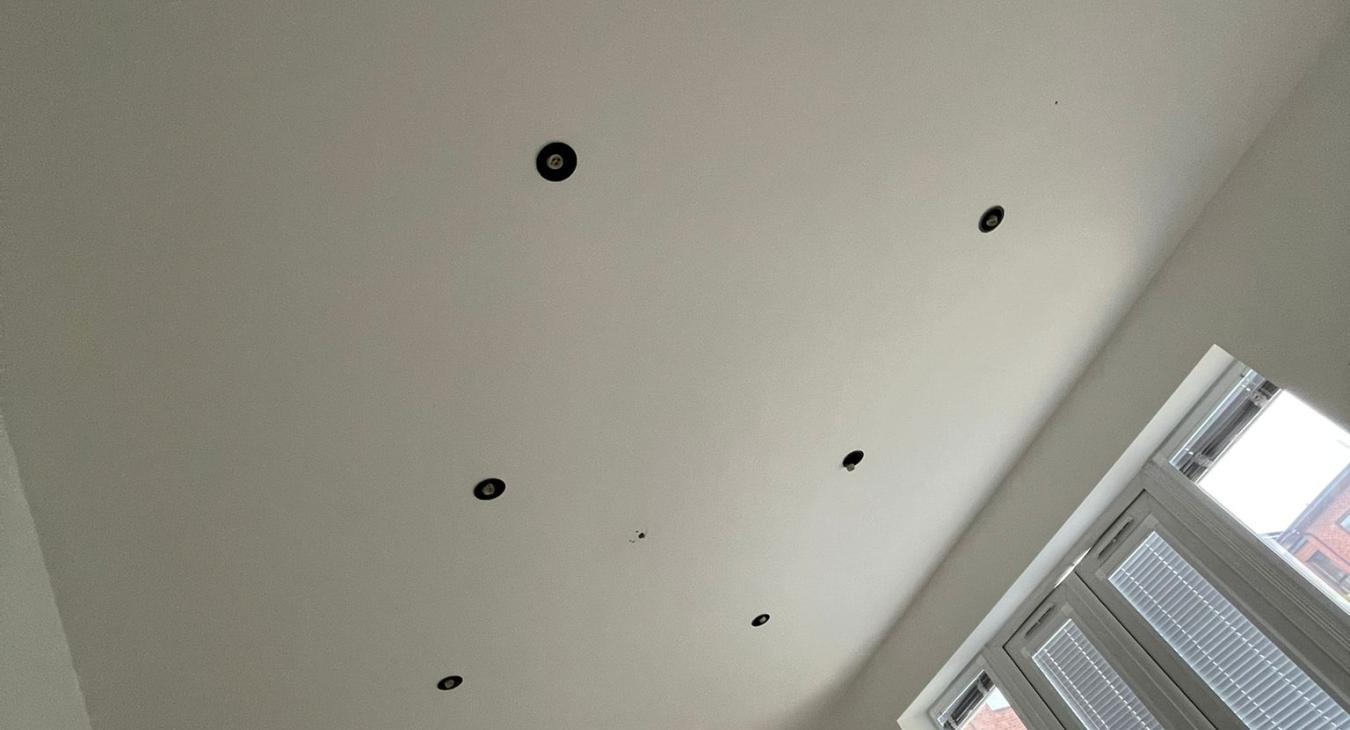 Downlight installation in Halesowen